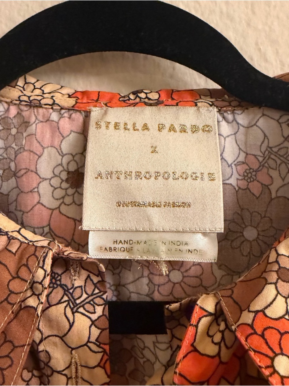 Stella Pardo x Anthropologie Floral Top - Picture 2 of 3